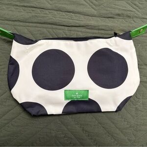 Kate Spade Black and White Polka Dot Clutch